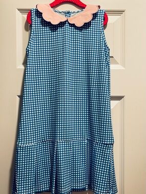 Addison Bay x Cecil and Lou flower/gingham dress - 8